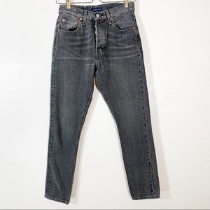 levis 501 skinny black fog